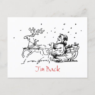 Funny Christmas Postcard