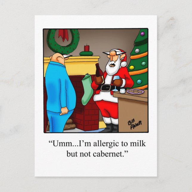 Funny Christmas Postcard (Front)