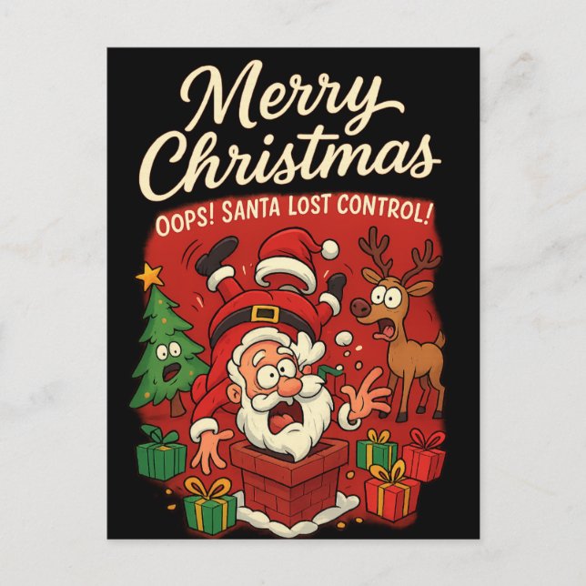 funny Christmas Postcard (Front)