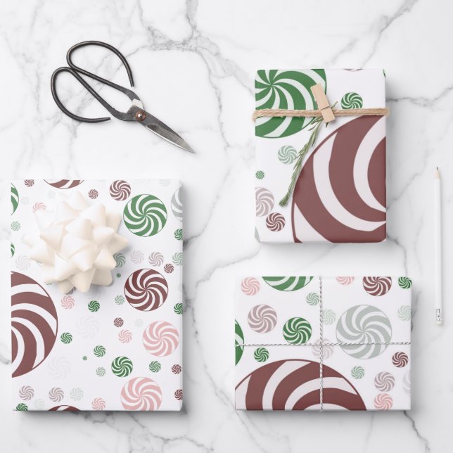 Funny Christmas Pretzel Wrapping Paper – Festive (Front)
