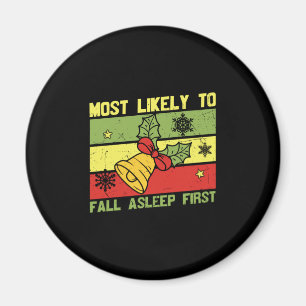 Funny Christmas Quote - Most Likely To Magnet