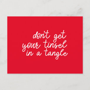 Funny Christmas Quote Postcards