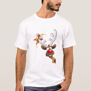 Funny christmas reindeer T-Shirt