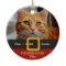 Funny Christmas Santa Cat Photo and Name Custom