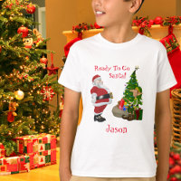 Funny Christmas Santa Elf Child's Name