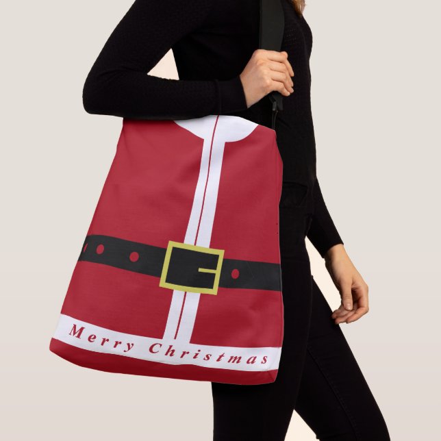 Funny Christmas Santa Gifts Crossbody Bag (Close Up)