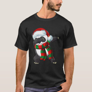 Funny Christmas Santa Panda Dabbing Panda Lover Gi T-Shirt