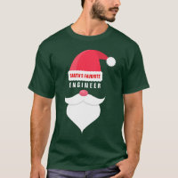Funny Christmas Santa's Favourite Engineer Custom