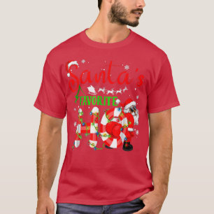Funny Christmas Santa's Favourite Ho Xmas T-Shirt