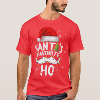 Funny Christmas Santas Favourite Ho Xmas T-Shirt