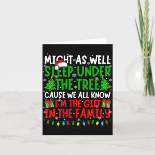 Funny Christmas Saying Retro Xmas Sarcastic Men Wo Card
