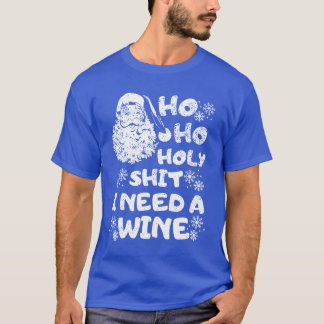 Funny Christmas saying wine christmas friend T-Shirt