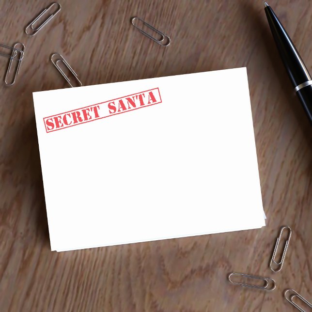 Funny Christmas Secret Santa Post it Notes (Secret Santa Post it Notes for your secret Santa notes.)