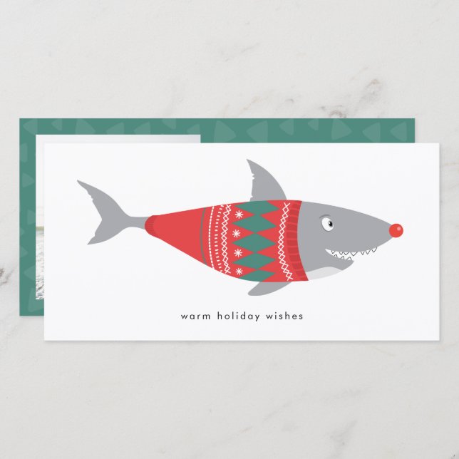 Funny Christmas Shark (Front/Back)
