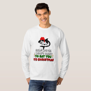 funny christmas shark cute  T-Shirt