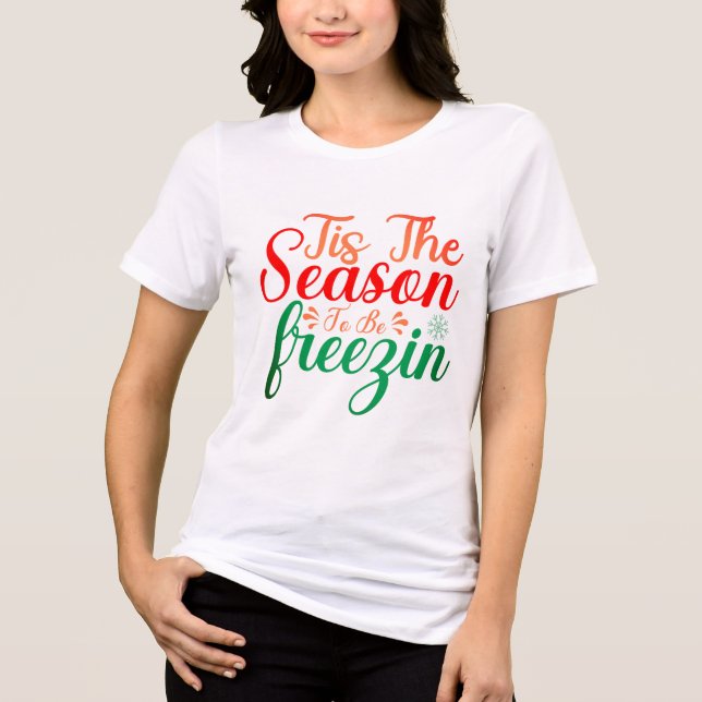 Funny Christmas shirt for festive holiday cheer (Front)