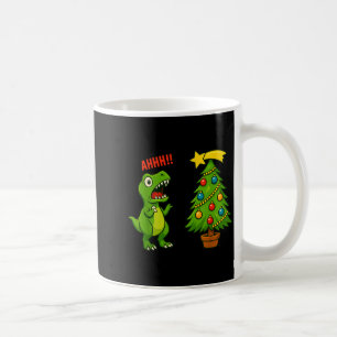 Funny Christmas Shirt Kids Boys Christmas Dinosaur Coffee Mug