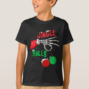 Funny Christmas Skeleton Jingle Funny Xmas Matchin T-Shirt