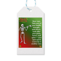 Funny Christmas Skeleton Wishes for man