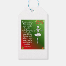 Funny Christmas Skeleton Wishes for woman