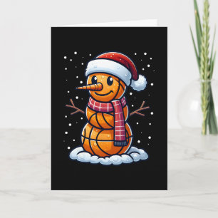 Funny Christmas Sketll Snowman Santa Sketll Boys M Card