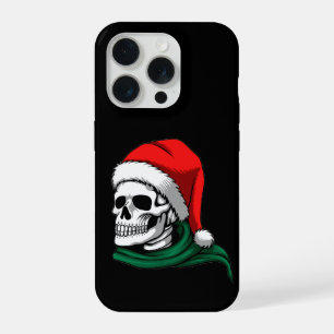 Funny Christmas Skull iPhone 15 Pro Case
