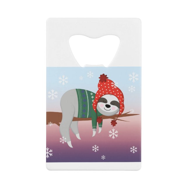 funny christmas sloth (Front)