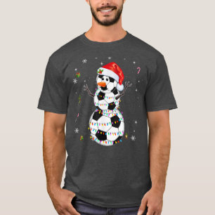 Funny Christmas Soccer Balls Santa Snowman Xmas Li T-Shirt