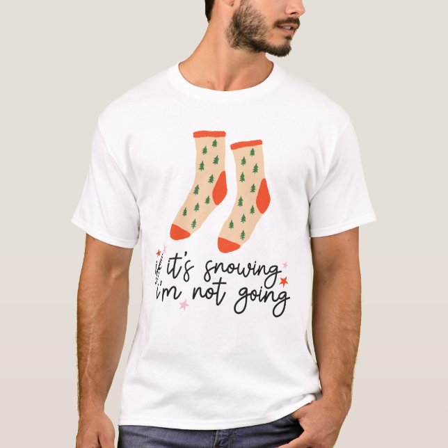 Funny Christmas Socks Saying T-Shirt (Front)