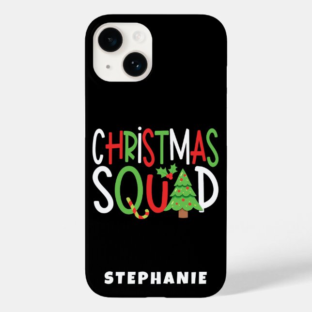 Funny Christmas Squad Family Holiday  Case-Mate iPhone Case (Back)