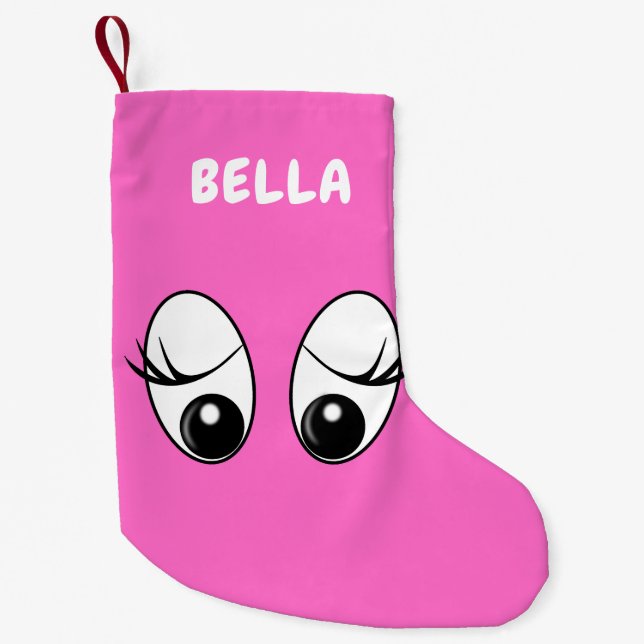 Funny Christmas Stocking Custom Name and Colour (Front)