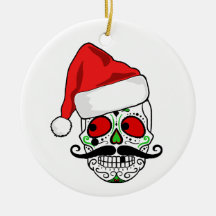 Funny Christmas Sugar Skull