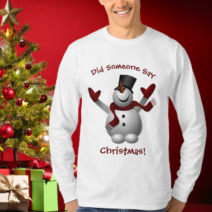 Funny Christmas T-Shirt - Snowman