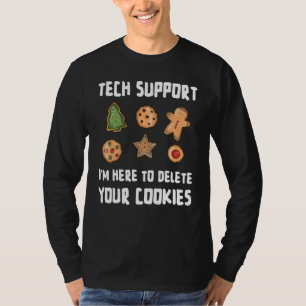 Funny Christmas Tech Support Computer Programmer D T-Shirt