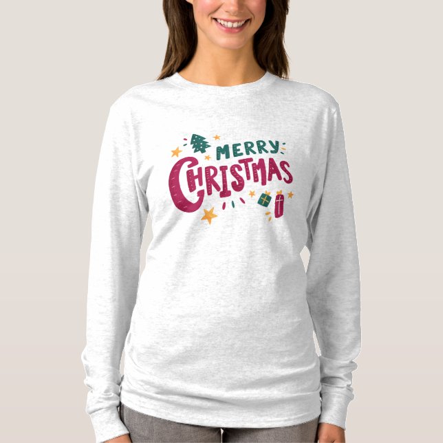 funny Christmas tee shirts (Front)