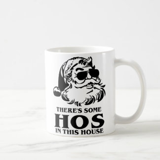 Funny Christmas There's Some Hos In This House Coffee Mug