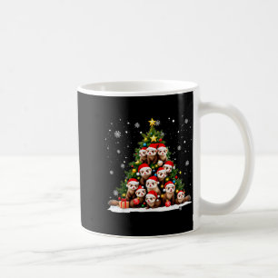 Funny Christmas Tree Ferrets Family Xmas Pajamas Coffee Mug