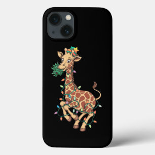 Funny Christmas Tree Giraffe Lover Gift Love  iPhone 13 Case