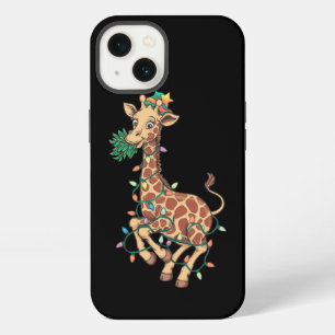 Funny Christmas Tree Giraffe Lover Gift Love iPhone 13 Case