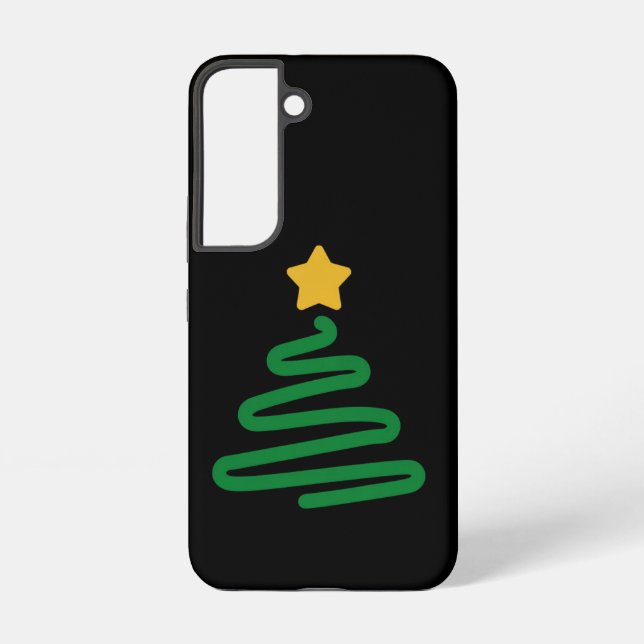 Funny Christmas Tree Samsung Galaxy S22 Case (Back)