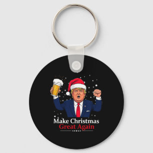 Funny Christmas Trump Make Christmas Great Again  Key Ring