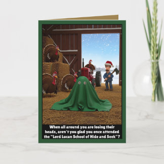 Funny Christmas turkey Card