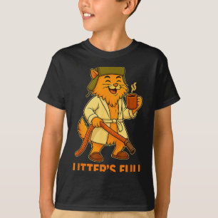 Funny Christmas Vacation Litter S Full Cat Parody T-Shirt