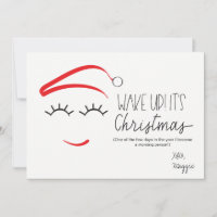 Funny Christmas, "Wake Up It's Christmas" Lashes