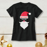 Funny Christmas Wedding Santa's Favourite Bride T-Shirt<br><div class="desc">Tell everyone who Santa's favourite is. Shirt features a Santa Claus Hat, moustache, beard and text that reads "Santa's Favourite" Bride - or you can fill in the blank . . . . Bridesmaid, Groom, Nurse, Uncle, Dad, Aunt, Mum, Engineer, Dog Lover, etc. Customise the text with any "favourite". Makes...</div>
