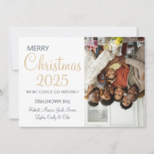 Funny Christmas What Could Go Wrong Photo