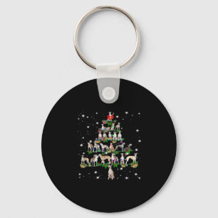 Funny Christmas Whippet Dog Lovers Gift Essential  Key Ring
