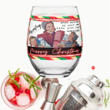 Funny Christmas Wine Glass Gift Best Friend
