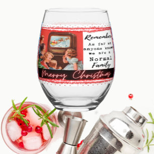 Funny Christmas Wine Glass Gift Best Friend