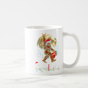 Funny Christmas Xmas Bigfoot Believe Sasquatch In  Coffee Mug